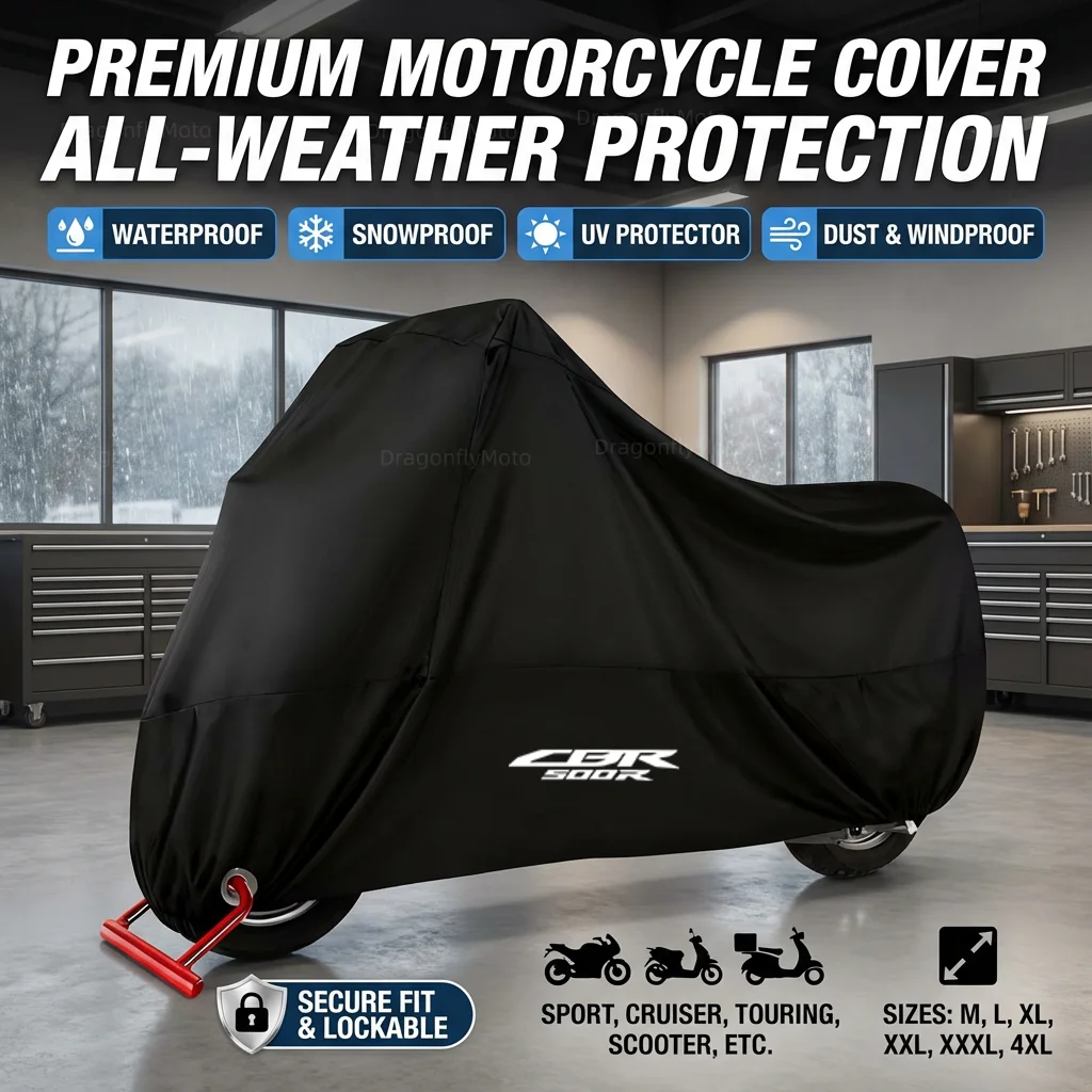For Honda CBR500R CBR 500R CBR 500 R 2016-2020 2021 2022 Motorcycle Cover Outdoor Dust-proof Waterproof Rain Cover