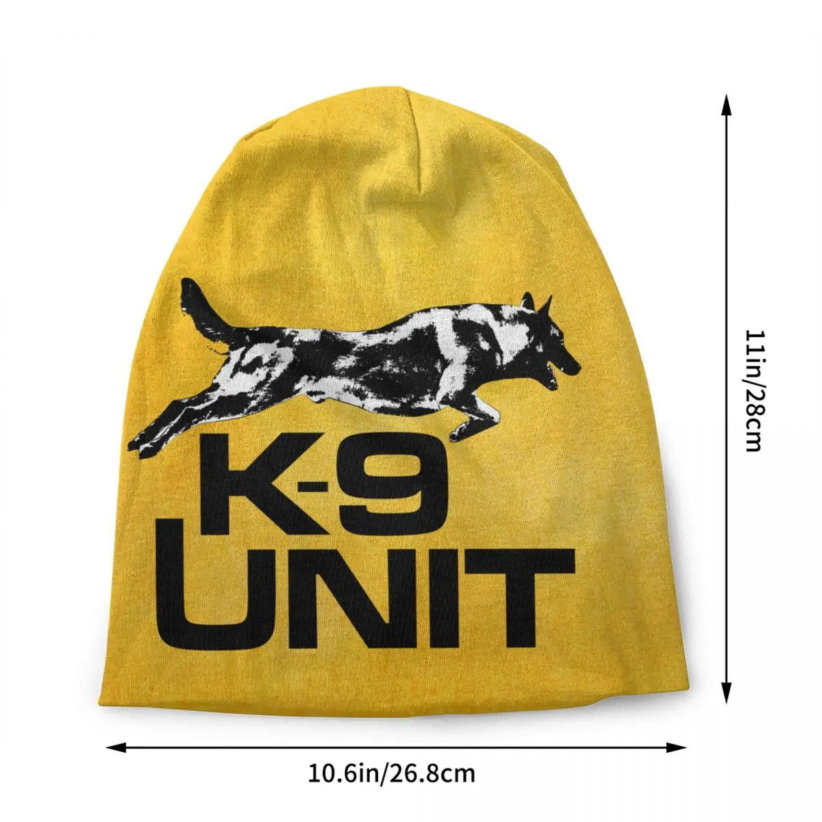 K9 Unit Malinois Bonnet Hat Knitting Hats Men Women Fashion Unisex Adult Belgian Shepherd Dog Winter Warm Skullies Beanies Cap