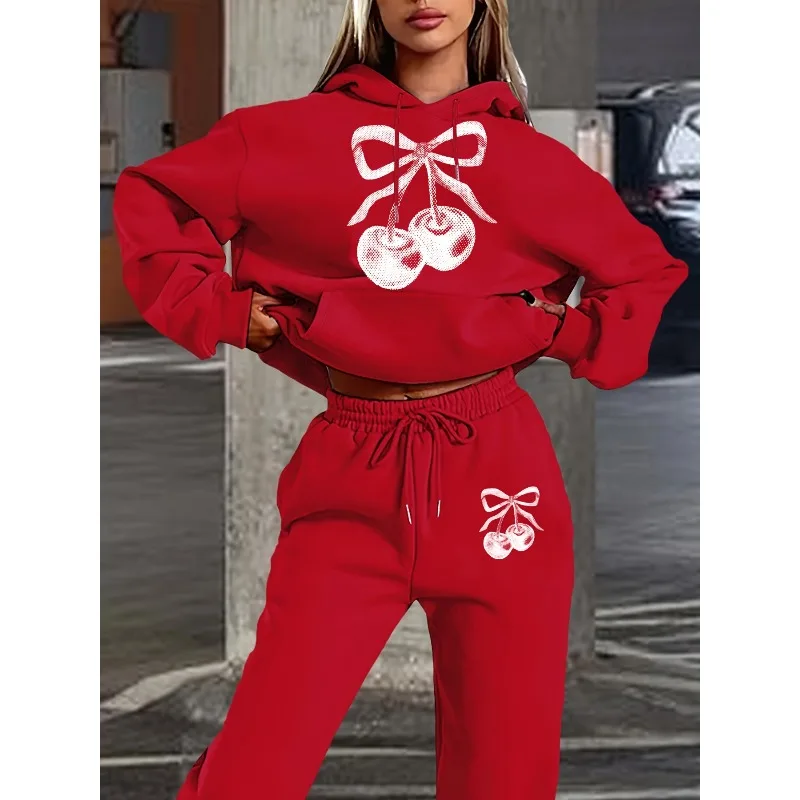 2025 جديد الرجال والنساء ثلاثية الأبعاد مطبوعة مقنعين البلوز السراويل الطويلة مجموعة مع قبعة طويلة الأكمام قميص غير رسمي مجموعة #1