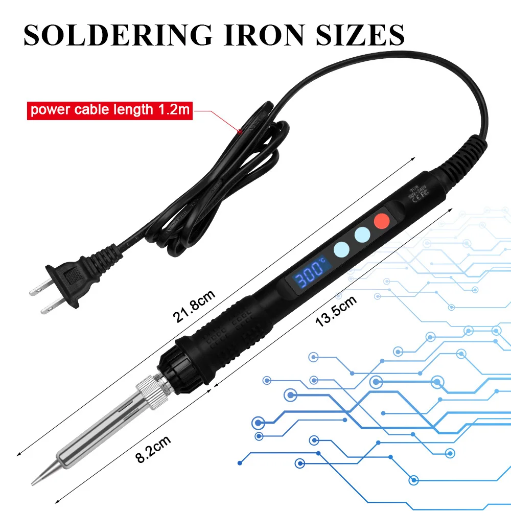 Heat Set Insert Press Tool M2 M3 M4 M5 M6 M8 Brass Thread Insert Nut Soldering lron Tip SOLDERING IRON SIZES Embedded Copper Nut
