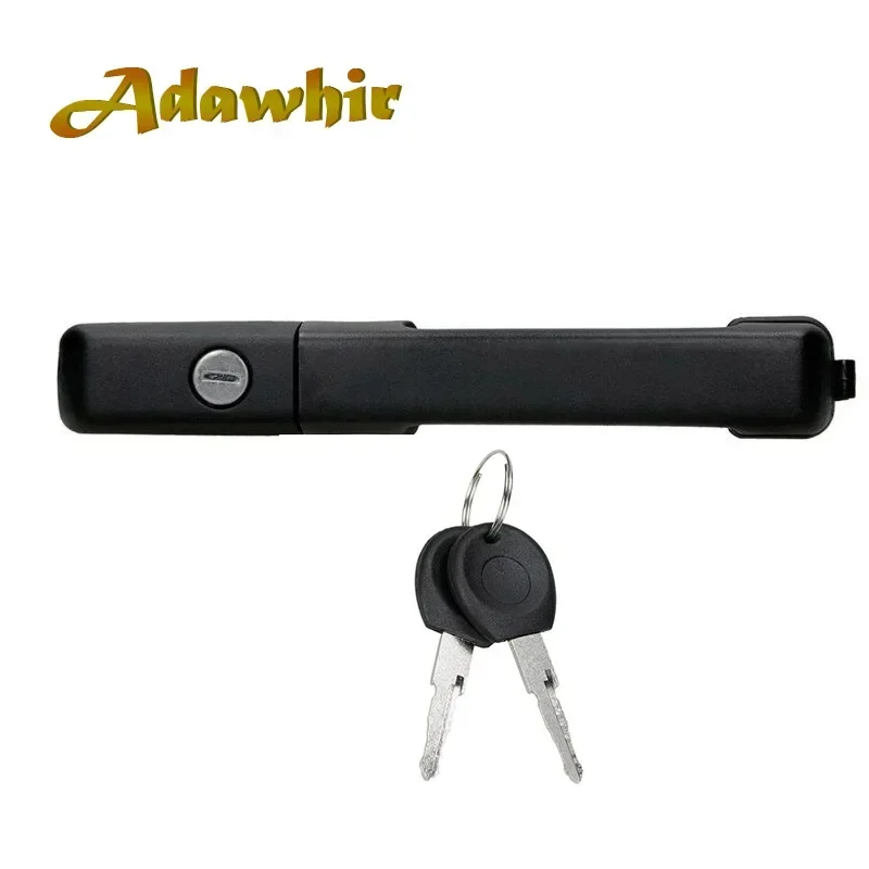 1 set for Volkswagen PASSAT B3 external front door handle with key lock 357837205A  357837205AS 357837206A  357837206AS