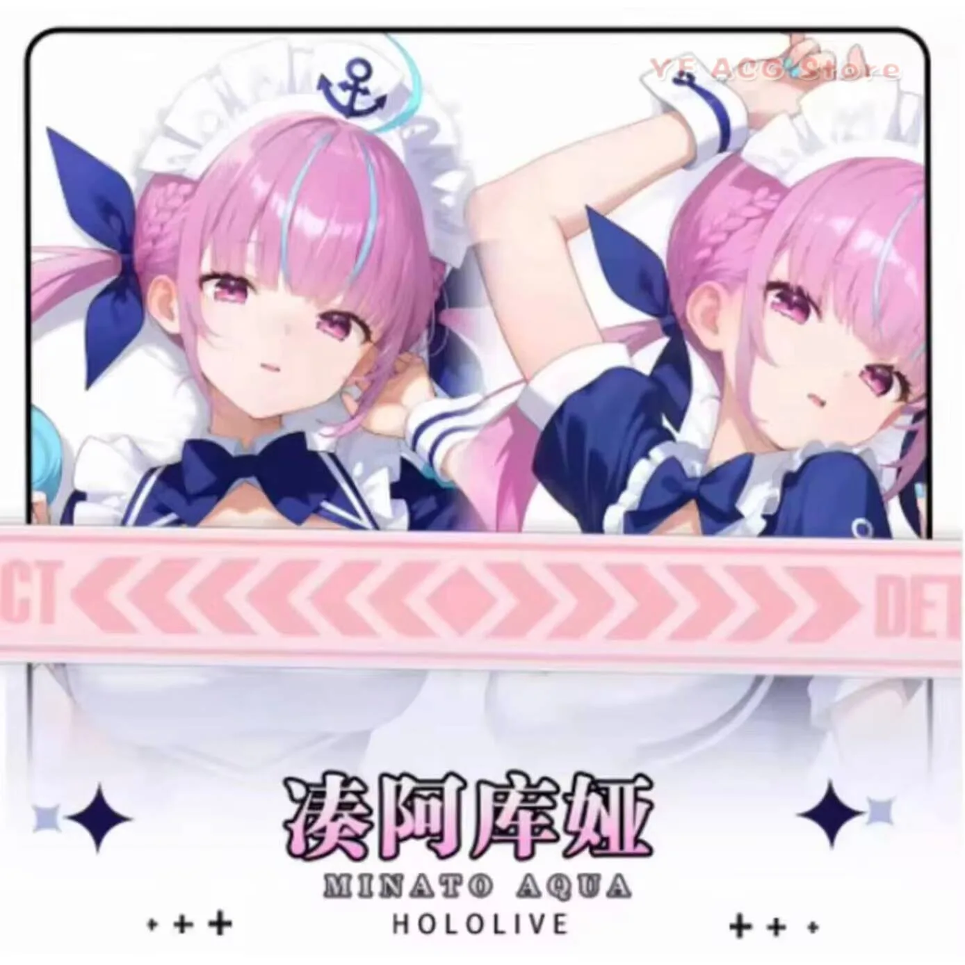 

Hololive Minato Aqua Hing Body Cosplay Otaku Anime Dakimakura Cushion Pillow Case Cover Xmas Gifts