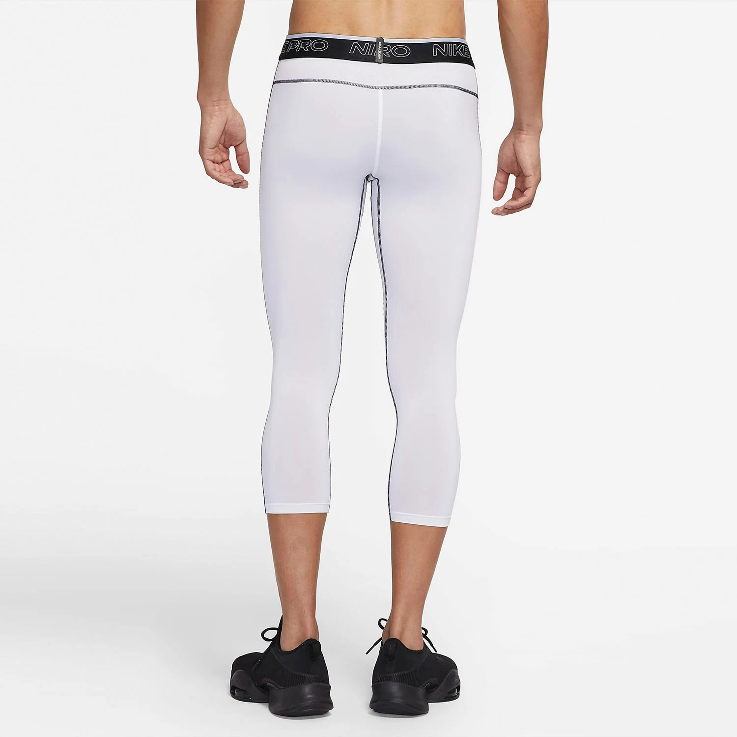 Nike Authentic Men's Elastic Fitness Training Sports Seven-Point Tight Pants DD1920-100