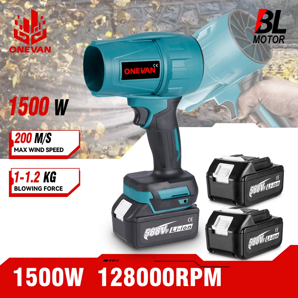 Brushless Motor Turbocharged Storm Machine With Power Battery for  18V Battery Handled Wireless Blower G-un-HDF
