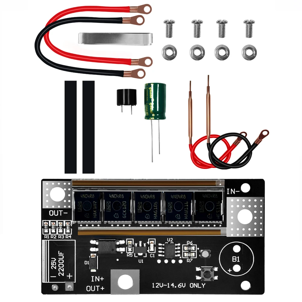 

12V Spot Welding Machine DIY Portable Battery Energy Storage PCB Circuit Board Weld Device for 18650/26650/32650 Lithium Battery