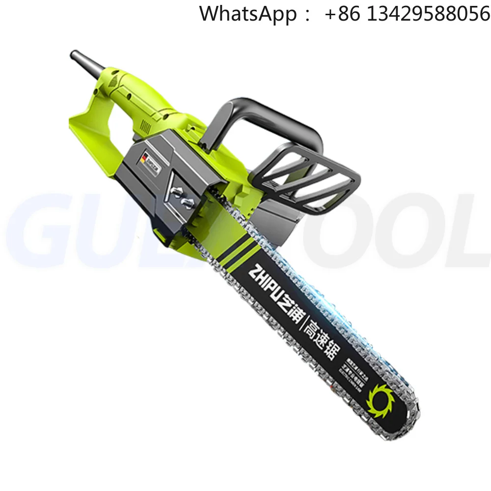 Handheld Electric Chain Saw 220V Plug-in Wood Saw 900W 4200 RPM Logging Saw Brushed Motor 45cm Cutting Thickness