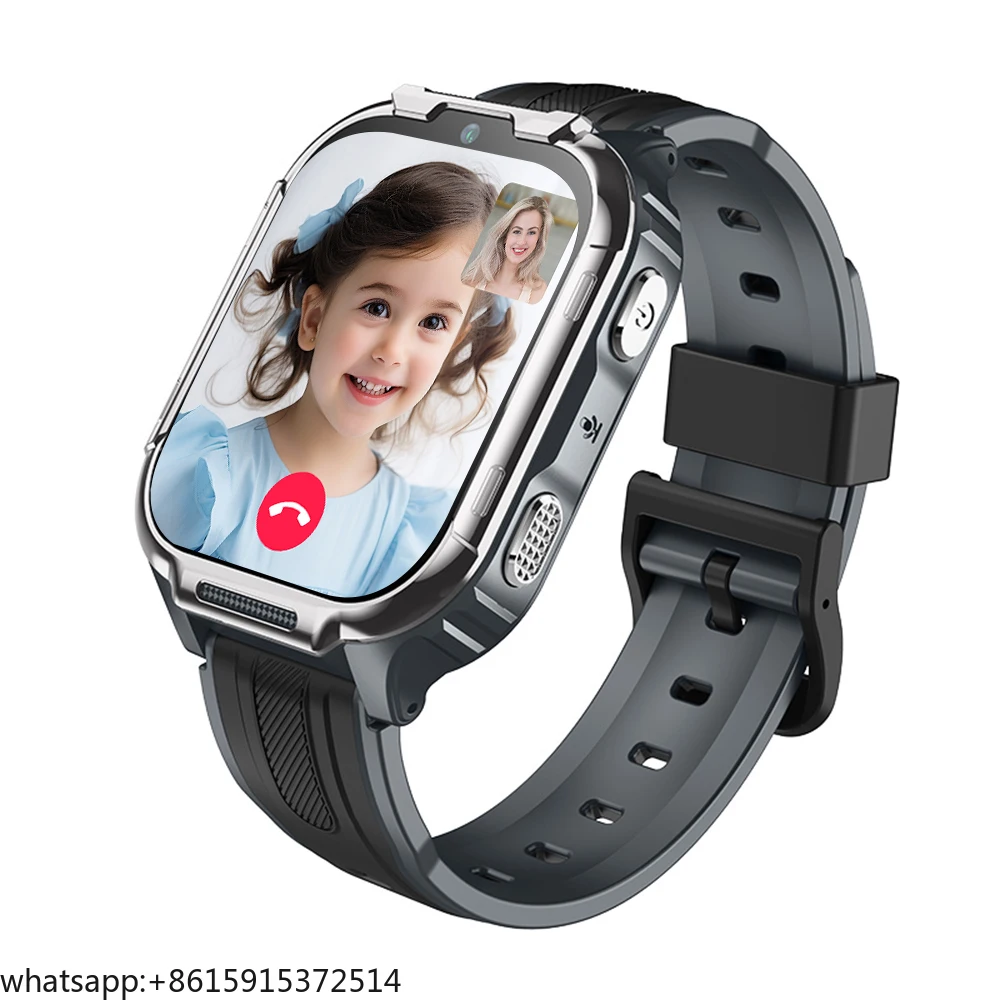TCDSTAR 2026 D55 Kids 4G Smart Watch With Sim Card 1+16GB Wifi+LBS+GPS Positioning 800mAh 1.83inch Screen Video Call Children Sm
