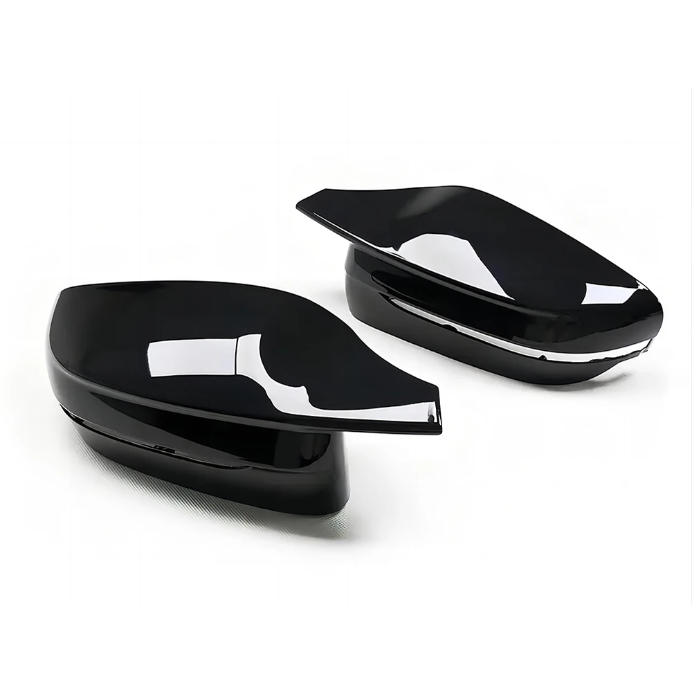 Replacement Rearview Side Mirror Covers Cap For BMW G30 G32 G38 G11 G12 G14 G15 G16 5 6 7 8 Series G80 Style Glossy Black Shell