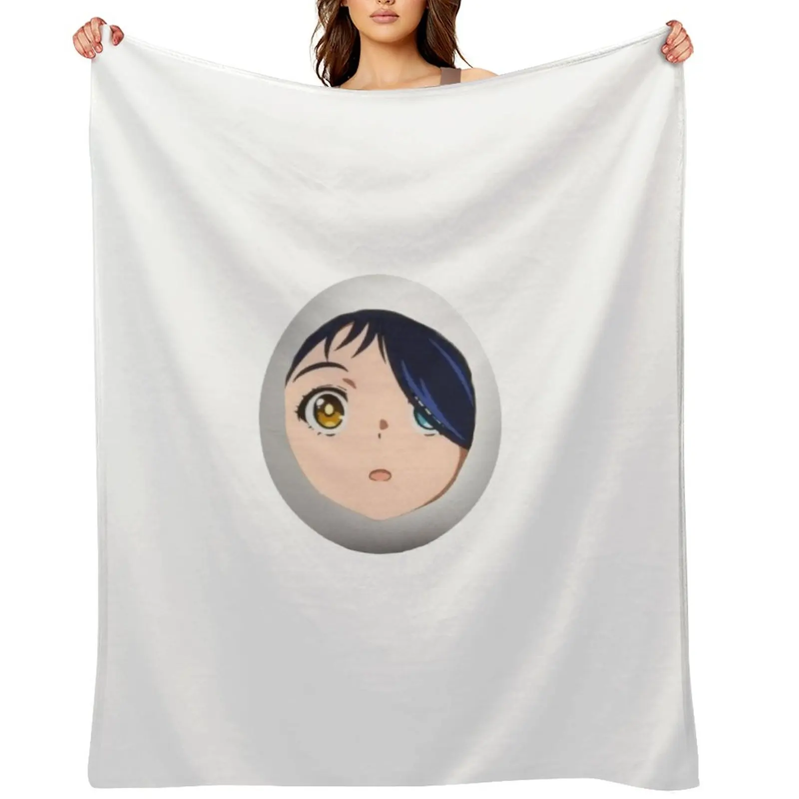 

Ai Ohto Egg Throw Blanket Giant Sofa Plaid on the sofa warm for winter Flannel Blankets