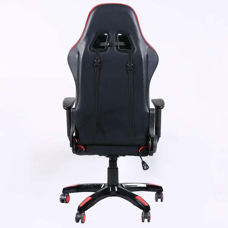 Silla de ordenador de carreras reclinable con elevación giratoria para Internet café, silla giratoria de oficina, juego de silla de deportes electrónicos de fábrica