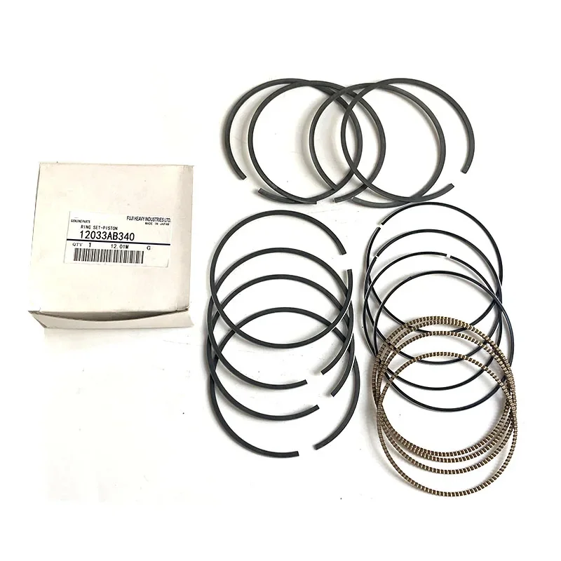 

NBJKATO Brand New Genuine Piston Ring Set 12033AB340 For 2000-2014 Subaru Impreza Forester Outback