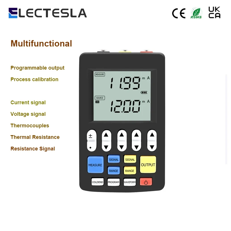 Multifunctional Signal Generator Measurement Thermal Resistance Couple Voltage Current Calibration Instrument 4-20mA PT100