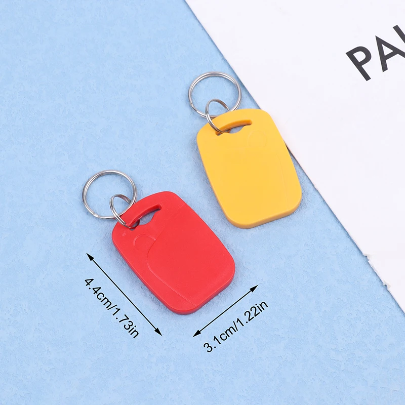 Smart Card Key Fob Ring Controle de acesso, IC + ID, RFID, Dual 125Khz e 13.56Mhz, Chip EM4100 S50