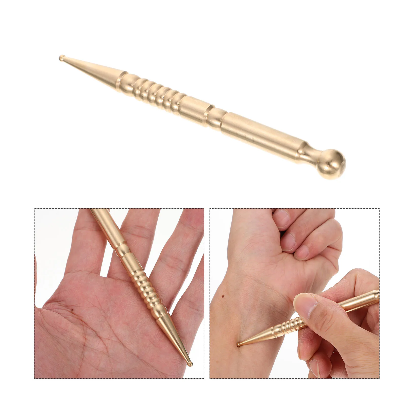 

Portable Facial Body Acupoint Massage Stick Premium Compact Handheld Massager Meridian Therapy Massage Tool Acupoint Stick