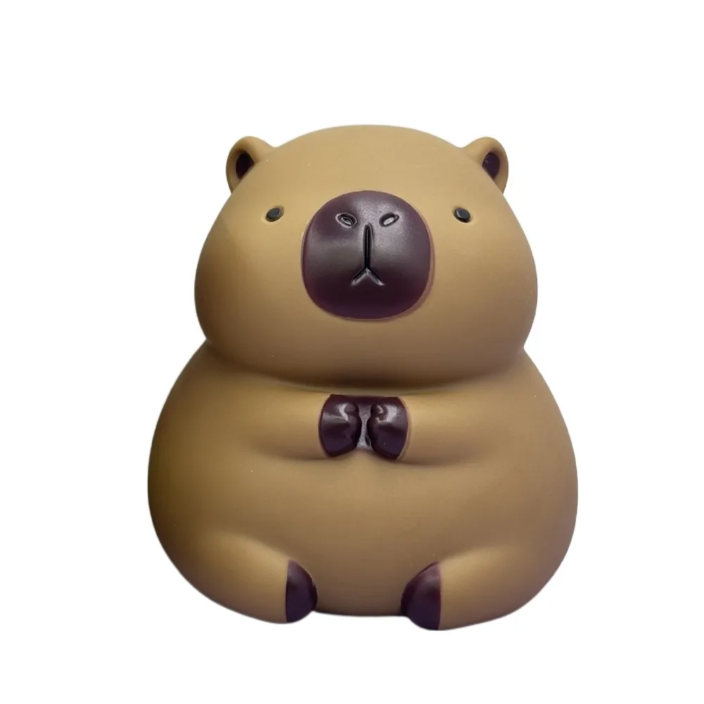 Alcancía de capibara con tanque de ahorro, cajas de dinero decorativas de gran capacidad, modelo coleccionable, caja de almacenamiento para niños de capibara