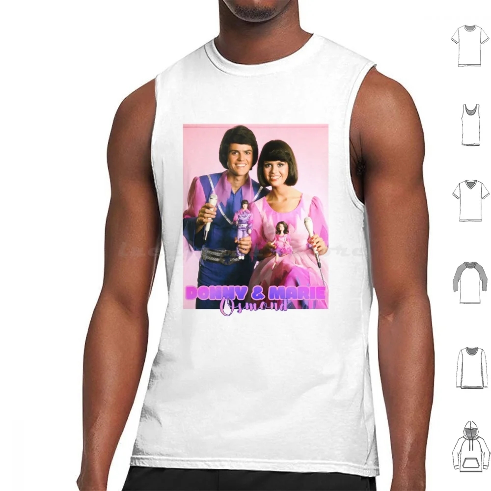 Donny And Marie Osmond Tank Tops Print Cotton Donny Osmond Donny Osmond Cc Factory Crop Circle Factory Cropcirclefactory