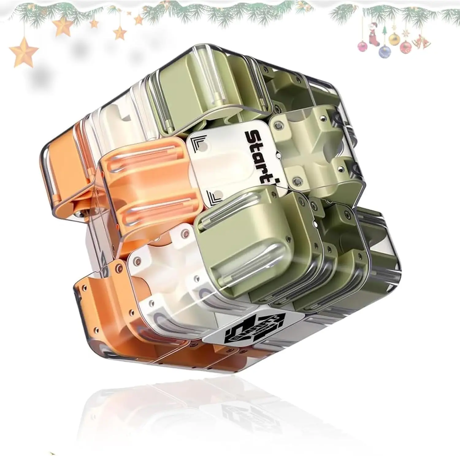 Labirinto Cubo Magico Giocattolo Antistress Cubo Infinito Giocattoli Educativi Portatili Decomprimere Giocattoli Rilassanti per Bambini Adulti Autismo Regalo ADHD