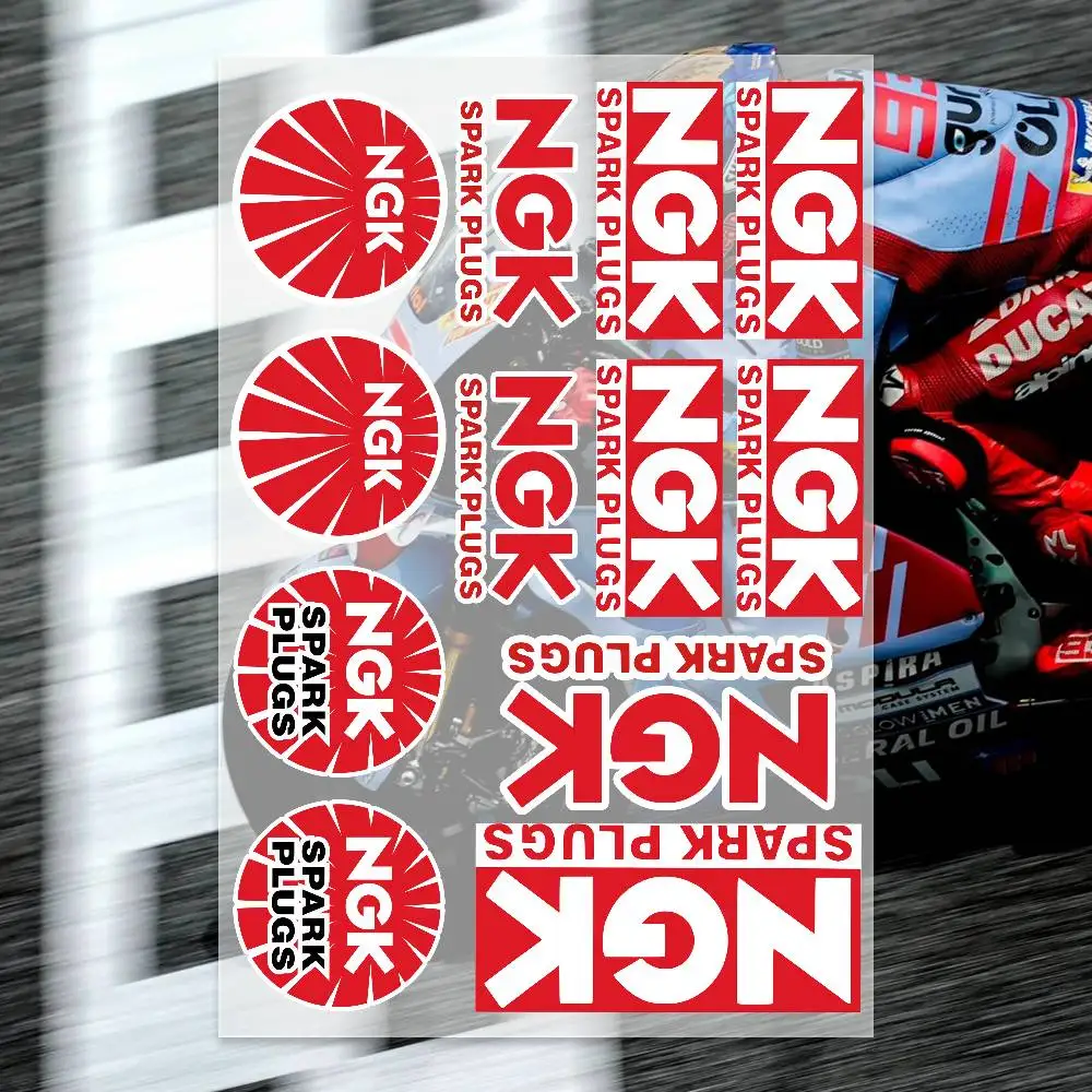 N-NGK  Decal Set High Quality Printed and Cut Stickers Motorcycle Sticker