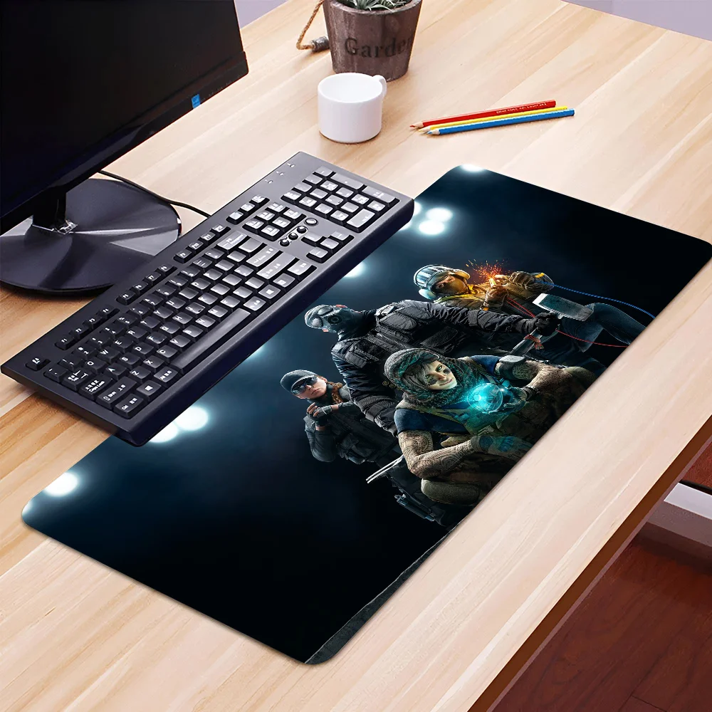 R6 Rainbow Six Siege Non-slip Mouse Pad Suitable For Office Computers Laptops E-sports Game Desk Mats XXL Keyboard