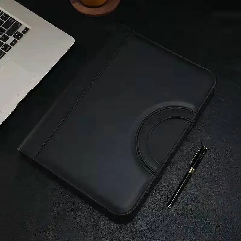 Multifunctionele A4-map Draagbare tas met ritssluiting Conferentie-bestandsmap Zakelijk briefpapier Informatietas Documentopslagclip