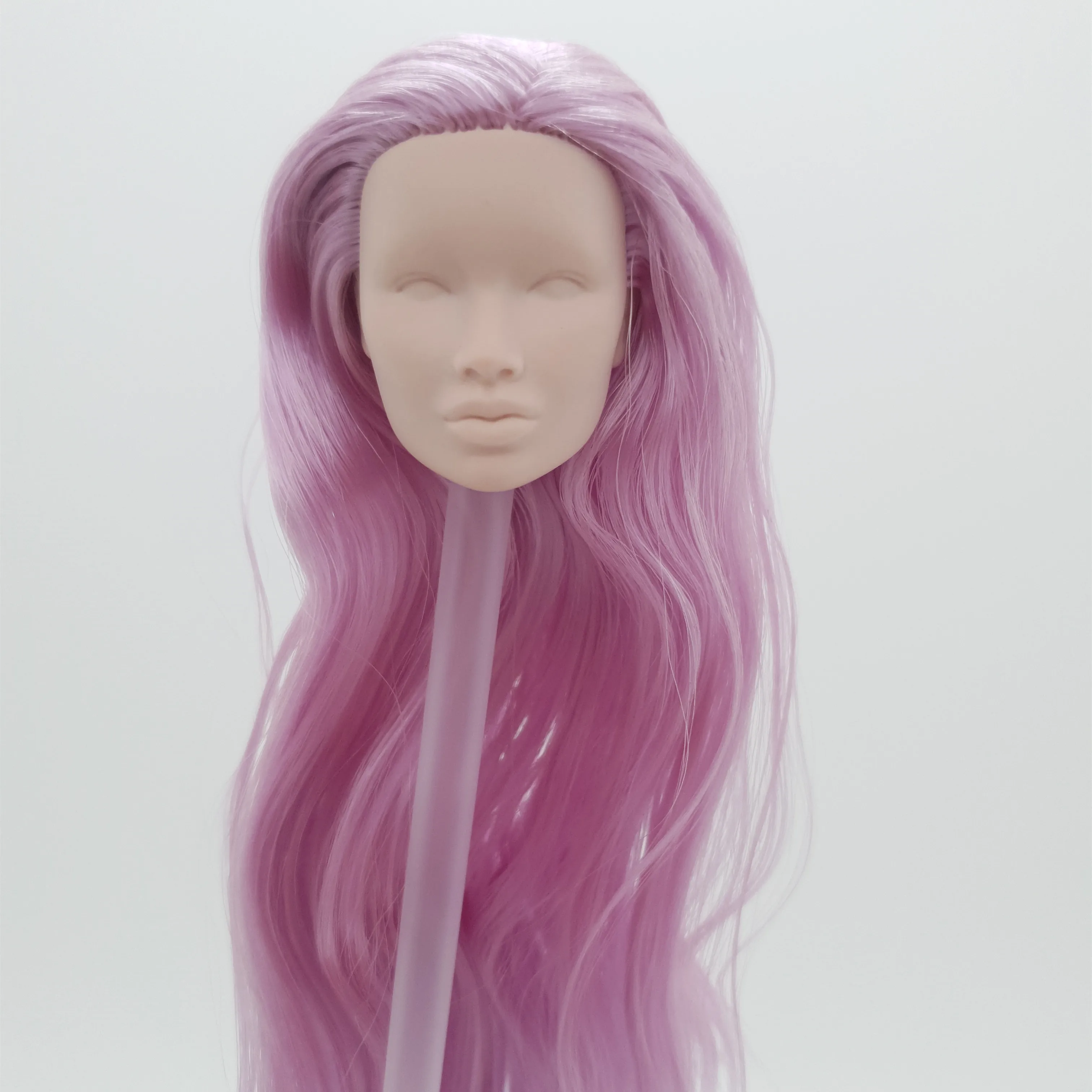 

Fashion Royalty Nu.face Kyori Sato Japan Skin Blank Face Purple Hair Reroot Integrity Doll Head