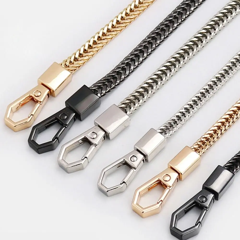 40/100/120CM Shoulder Bag Straps Metal Alloy Bag Chains 7mm Handbag Handle Chain Purse Chain Belt Replacement Bag Accessories