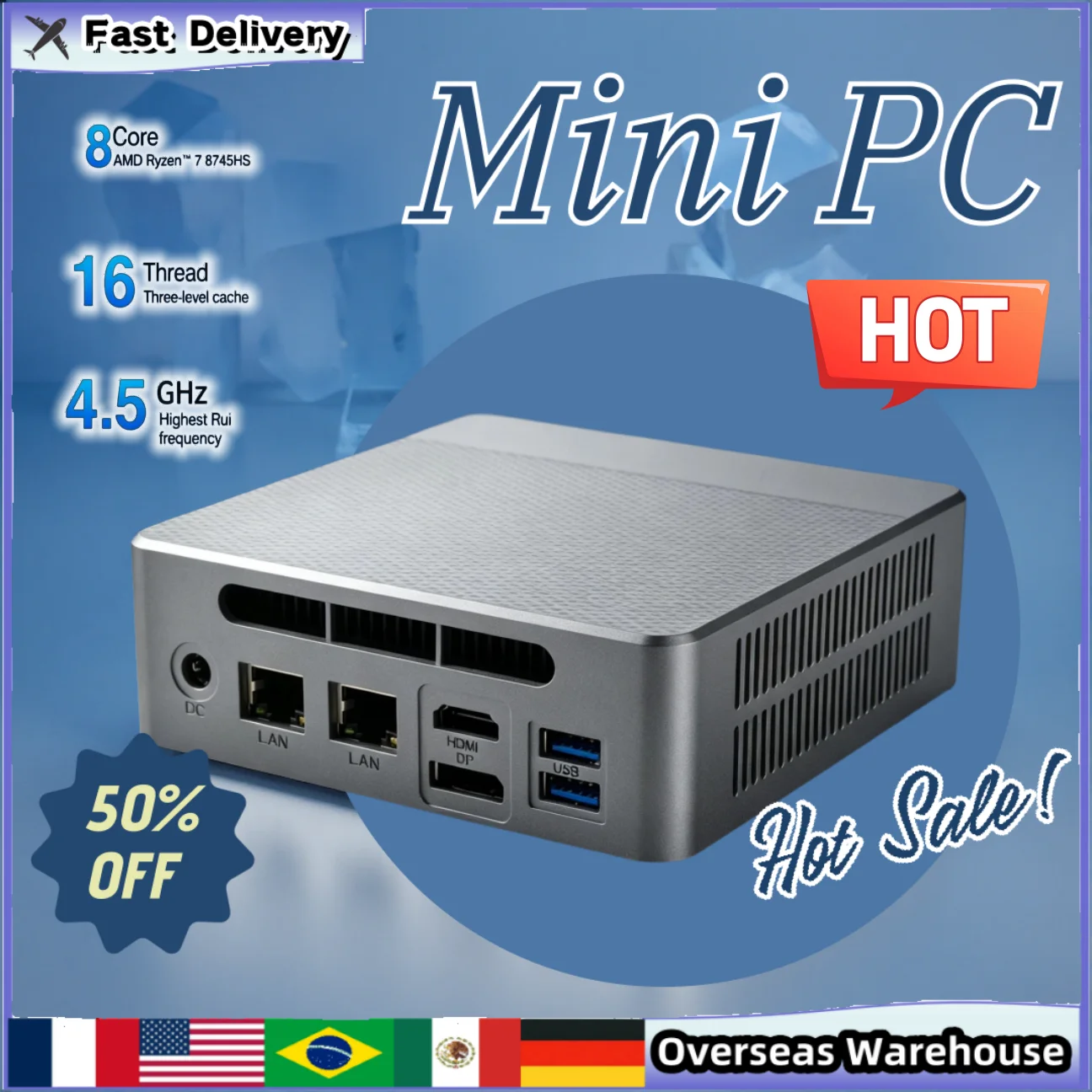 Ddr5 64Gb - Mini PC Console Dual LAN Thunderbolt4