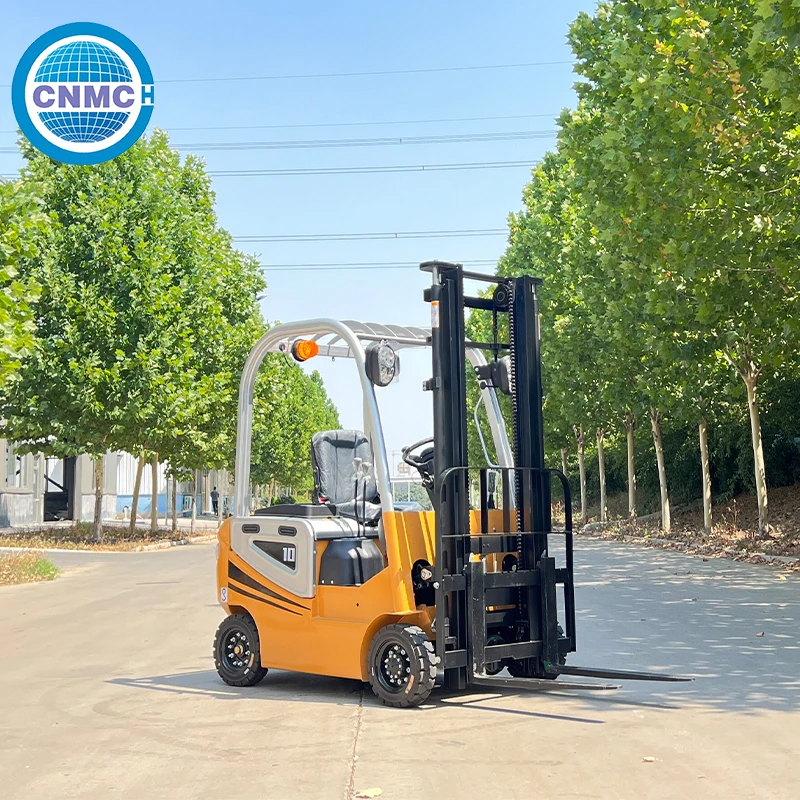 CNMC Electric forklift 1Ton Rated capacity Mini Electric forklift Pallet Forklift Factory Workshop Freight Unloading