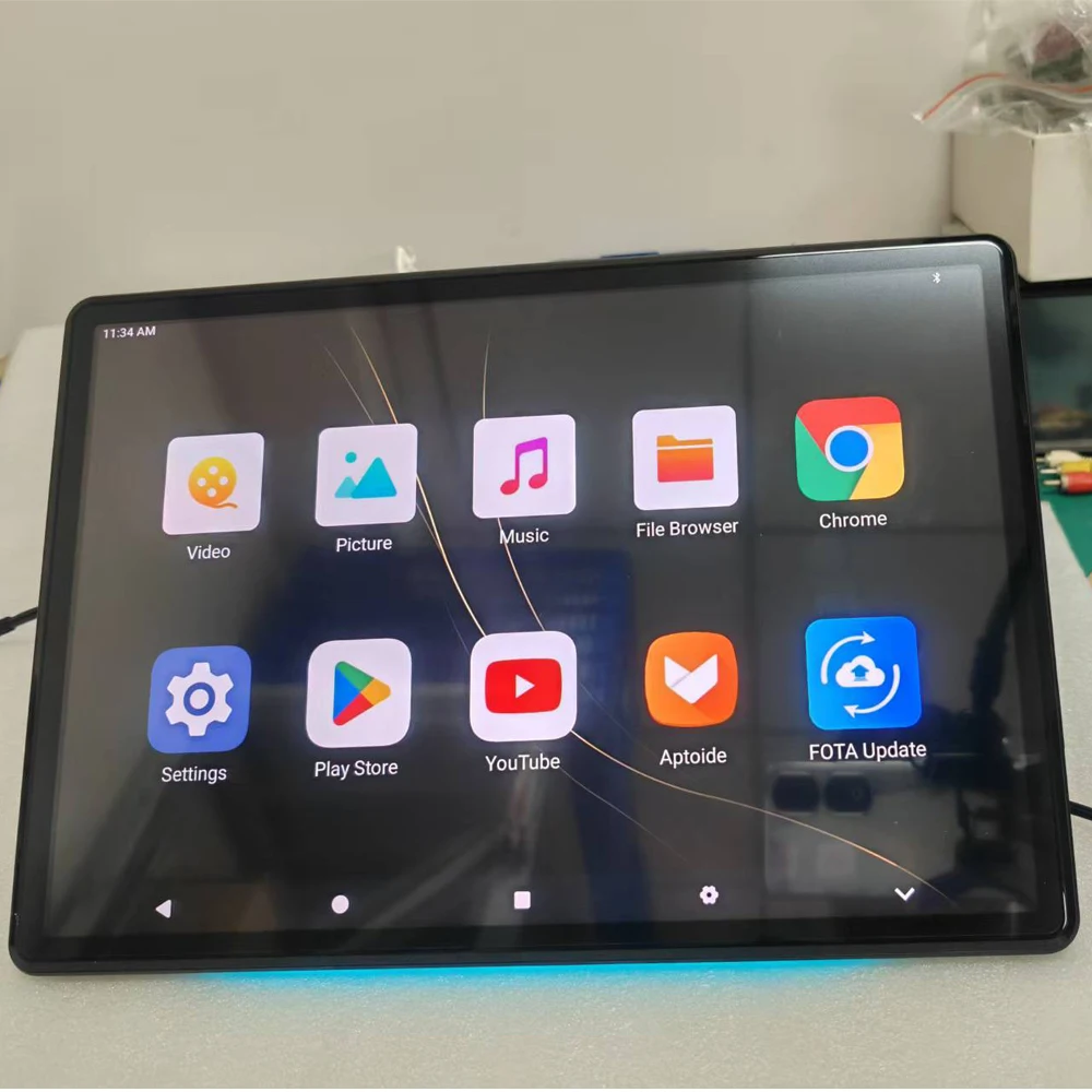 2025 أفضل شاشة IPS لمسند الرأس للسيارة مقاس 13.5 بوصة تعمل بنظام أندرويد 14 واي فاي ومشغل فيديو للكمبيوتر اللوحي 2G + 32GB ROM BT FM Miracast 1080P HDMI Mirroring #3