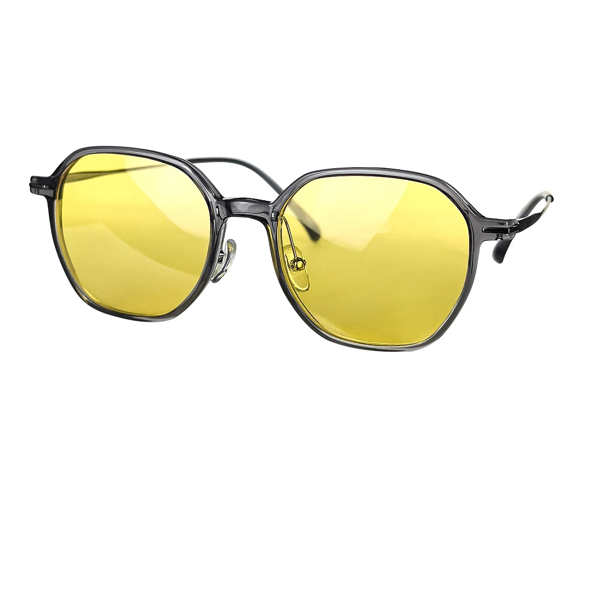 

Driving Glasses Night Vision Blue Light Glasses Titanium Polarized Sunglasses for Fishing 80% Blocking Blue Light Lenses T1032