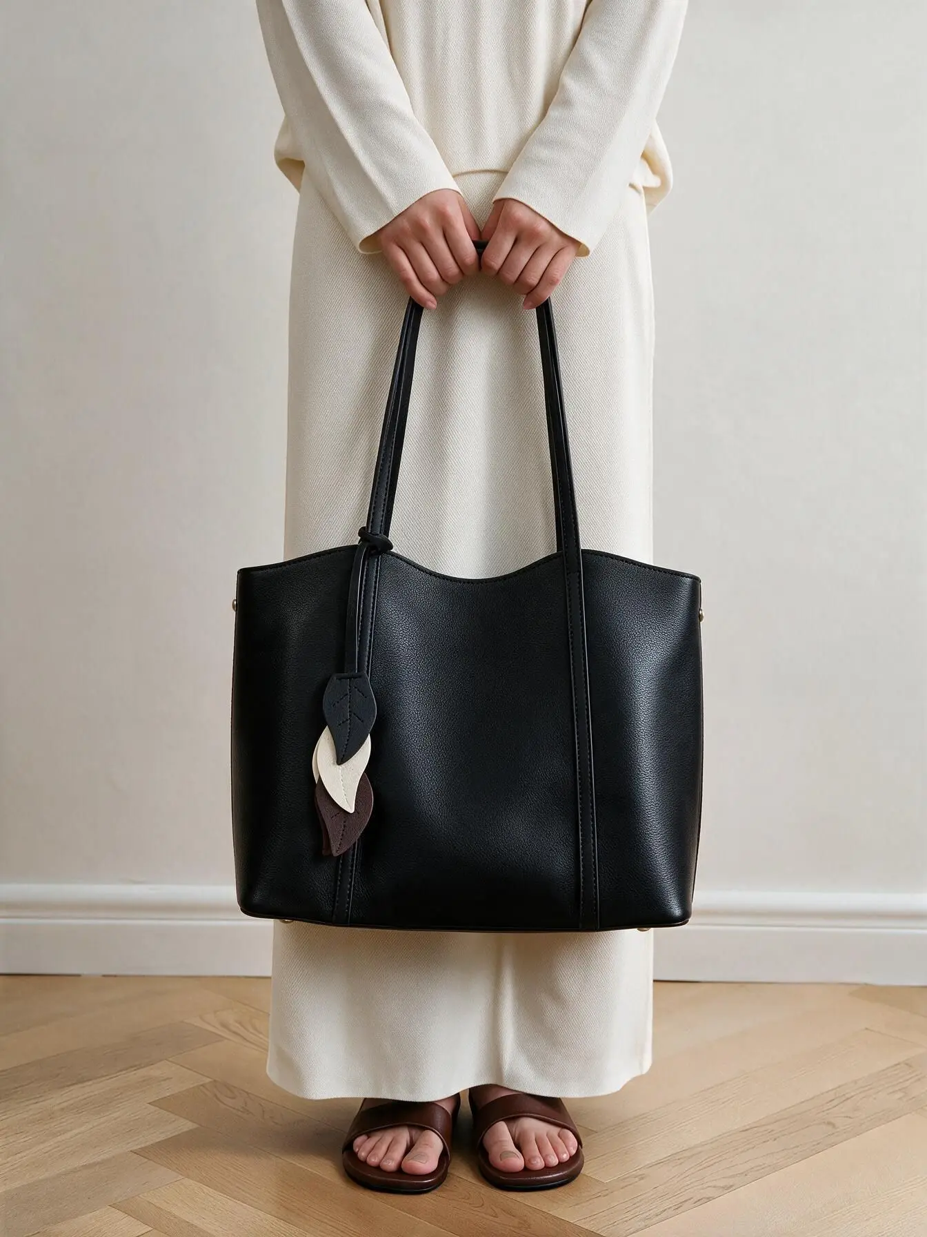 Full Grain Leather Casual Fashion Single Shoulder Tote Bag, Large Capacity Versatile Underarm Bag, Cross-border Commute Genuine