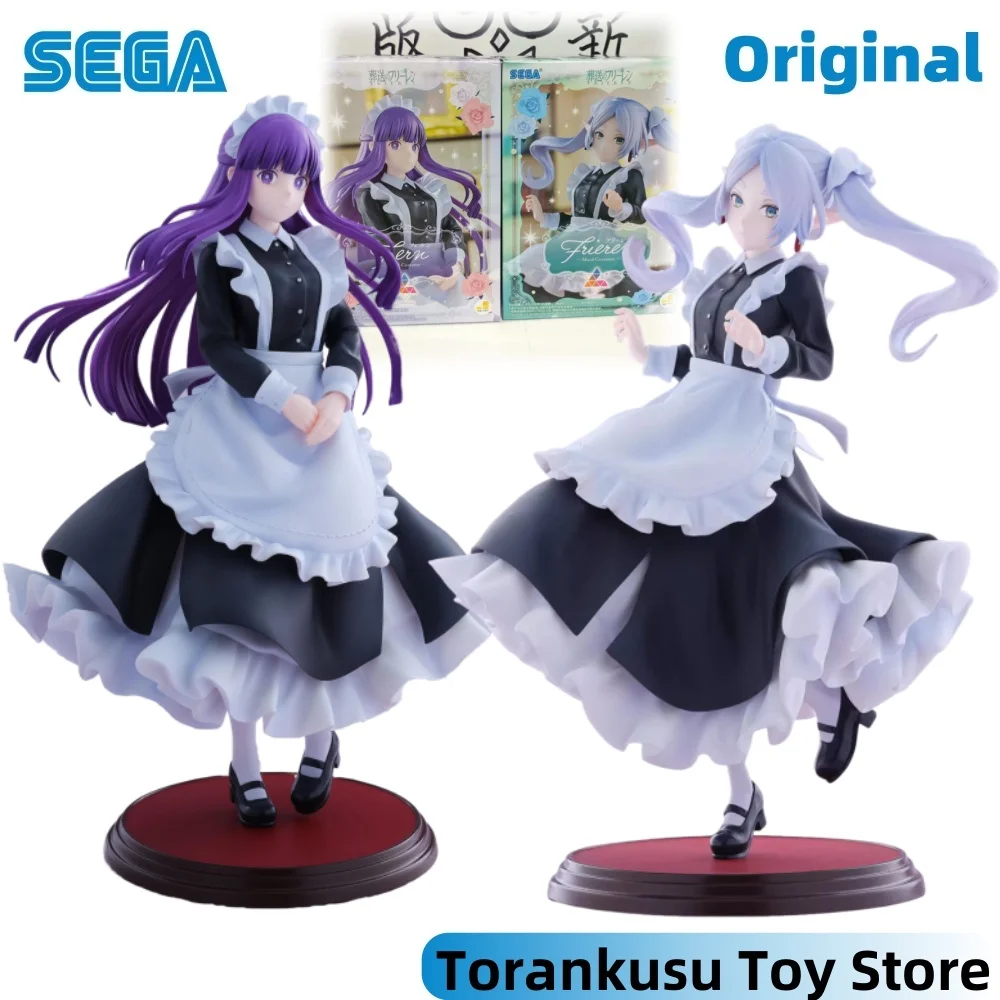 

Sega Frieren: Beyond Journey's End Anime Frieren & Fern Luminasta Maid Suit Action Figures Model Figurine Original Figuarts
