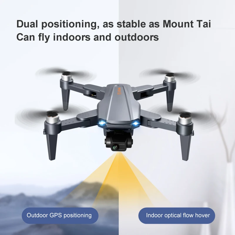 Dron plegable con cámara Dual 8K HD, cuadricóptero sin escobillas de 3 ejes, 5G, GPS, regreso a casa, 3KM, 2021