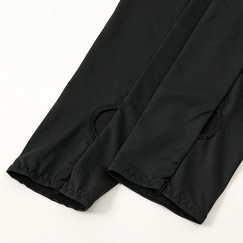 Women Sun Protection Oversleeve with Shoulder Soft Cotton Hemp Jersey Sleeve Cover Solid Color Detachable Sleeve Sheath