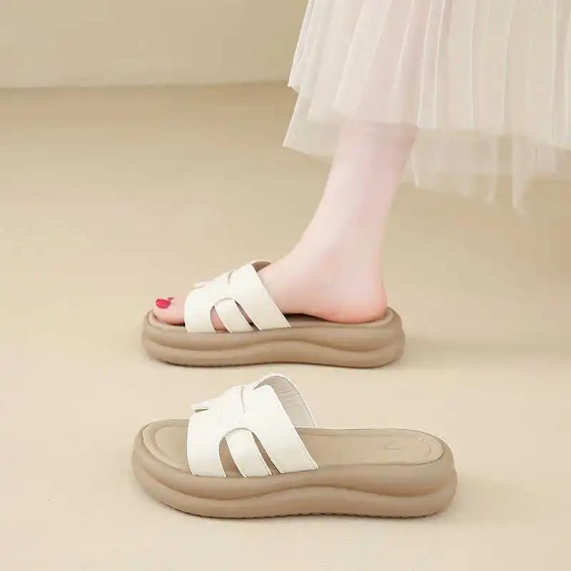 

Drawstring Anti-skid Women's Sandal Shoes Sneakers Cool Rubber Slippers For Women Sport Products Vietnam New Collection