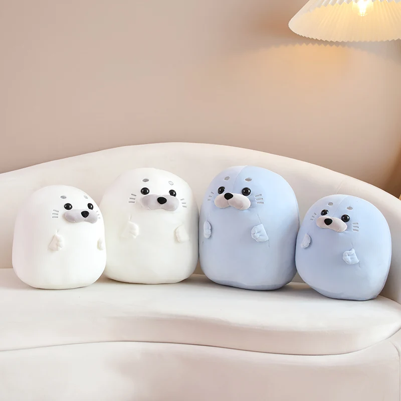 30/40CM Cute Cartoon Anime Seal Doll Kawaii Sea Lion Plush Doll Prezenty świąteczne dla dzieci Dekoracja domu Ręcznie robione lalki