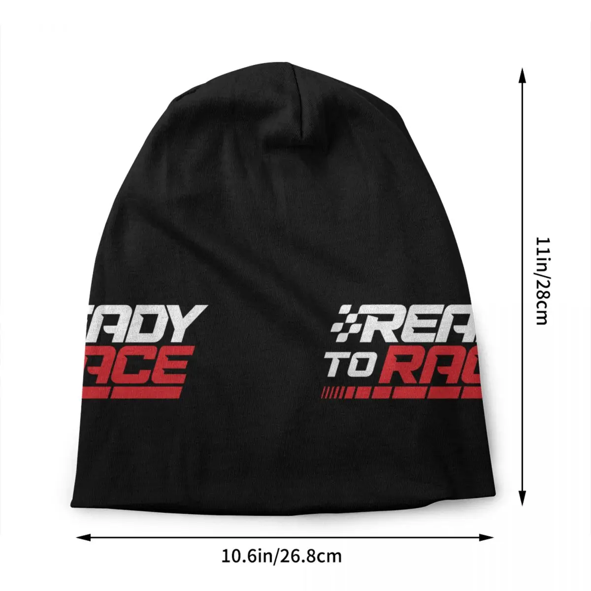 Custom Ready To Race Skullies Beanies Caps Winter Warm Knit Hat Men Cool Adult Motocross Bitumen Bonnet Hats Outdoor Ski Cap