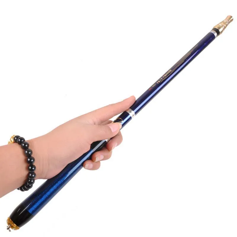 Adjustable Positioning Length Fishing Rod 3.6M-7.2M Telescopic Ultra-Short Carbon Fishing Spinning Ultra Light Hard Stream Pole