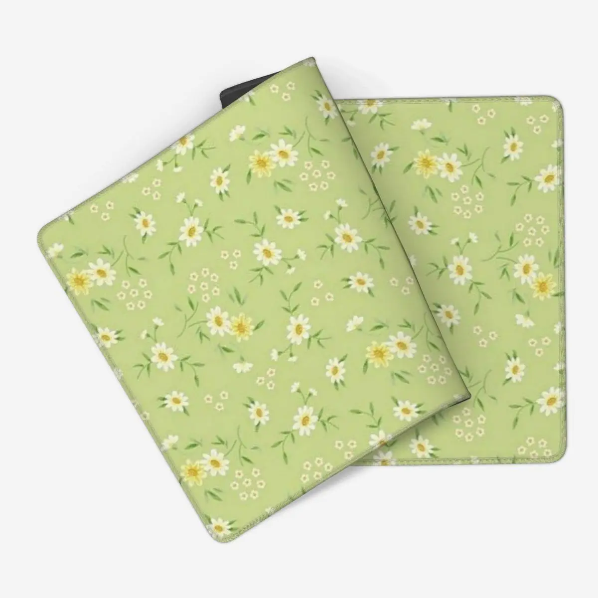 Large Mouse Pad Adorable Daisy In Green Background PC Laptop Mats Keyboard Carpet Computer Gaming Office Accessories Desk Mat