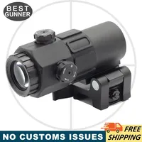 Tactical Eotech G33 G43 G45 Sight Fixed 3X 5X Magnifier Scope With Switch to Side Quick Detachable QD Mount For Airsoft Hunting