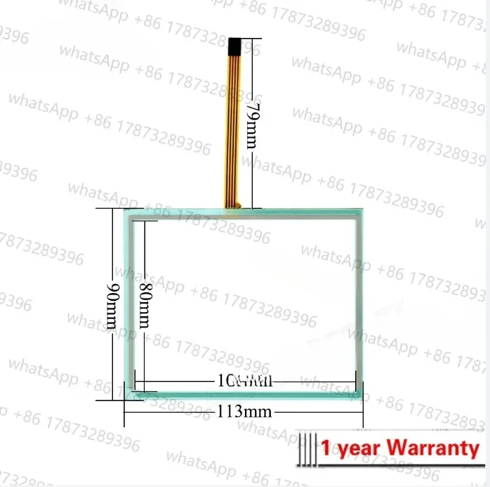 タッチスクリーンパネルガラスデジタイザー UNITRONICS Vision280 V280-18-B20B タッチスクリーン + メンブレンキーパッドキーボードスイッチ用