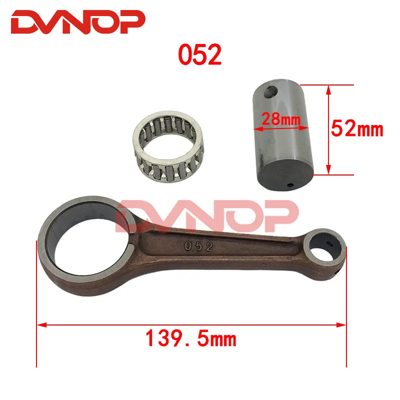 Motorcycle GN125 DR125 GZ125 EN125 GS125 crankshaft connecting rod for Suzuki 125cc GN GS EN 125 con rod with needle bearing