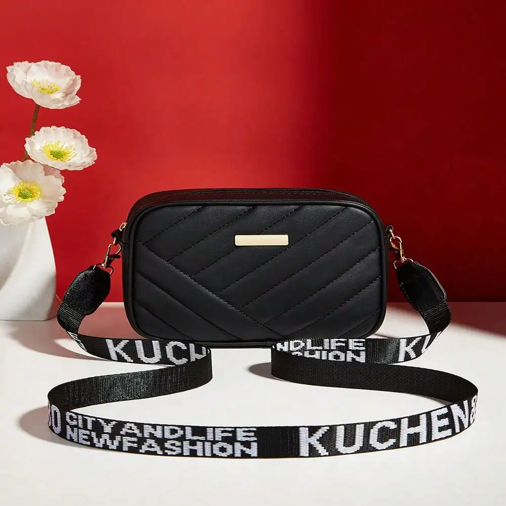 

Women's Wide-Strap Crossbody Bags - Stylish Vegan Faux Leather, Ideal for Mother's Day/Birthday/Christmas Gifts