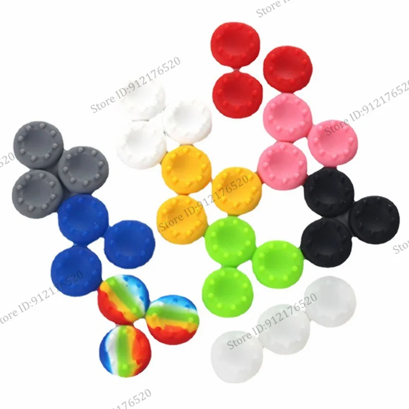

500Pcs Rubber Silicone Cap Thumbstick Thumb Stick Analog Cover Case Skin Joystick Grip Grips For PS4 PS3 PS2 XBOX One/360