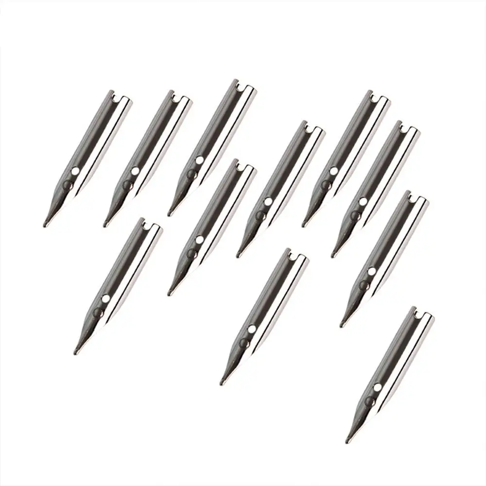 High Quality 10PCS 0.38mm School Office Stationary Writting Tools Pen Accessories Fountain Pen Nibs Pen Tip Replacements