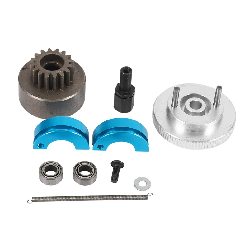 RC 14T Clutch Bell + Shoes with Spring +Flywheel Assembly Kit Set for Redcat Volcano S30 SH-18 VX-18 Nitro Engine Parts