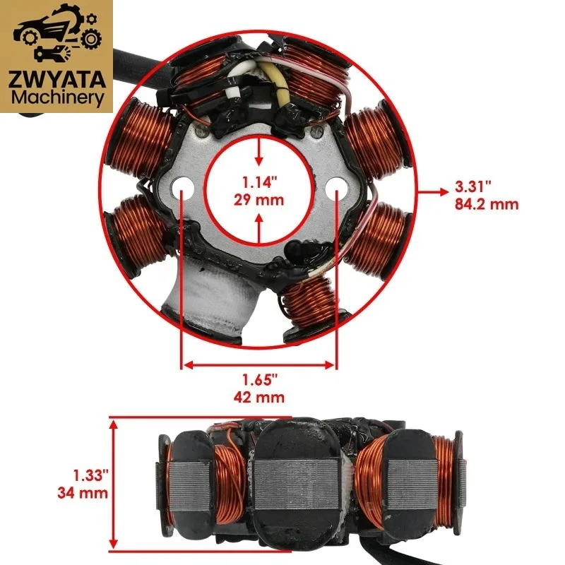 Motorcycle Stator Coil 55139004000 55139004100 For KTM EXC 250 300XCW 200 XC XCW EXC-E SIX Freeride 250 R 2007-2019