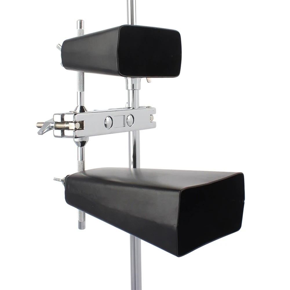 HOTTURE Percussion Instrument Accessories Metal Cowbell Drum Accessories Cowbell