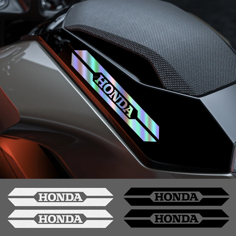 2PCS For Honda CBR1000RR CBR600RR CBR650R CB1000R CB1100 CB650F CBR400R VFR1200 motorcycle Waterproof Reflective Stickers