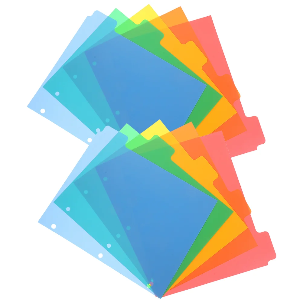 Décennie s-notes pour carnet de notes, 10 pièces, catégorie index, supports de synchronisation, marqueurs colorés, classeur adt-lePG